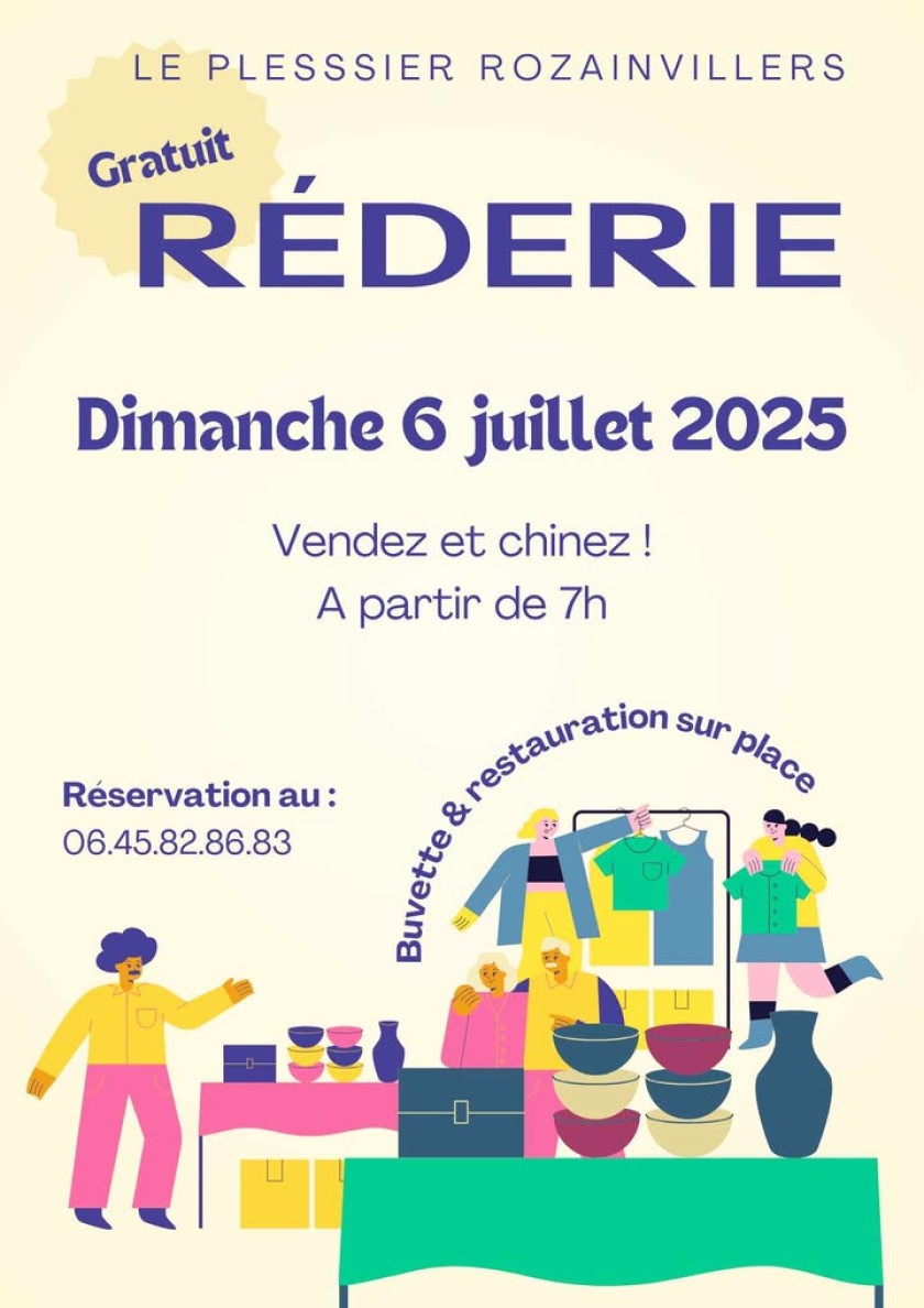 06 07 réderie le plessier rozainvillers