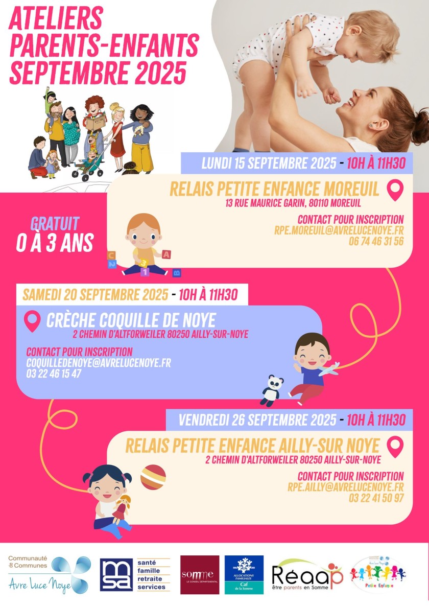 ateleirs parents enfants