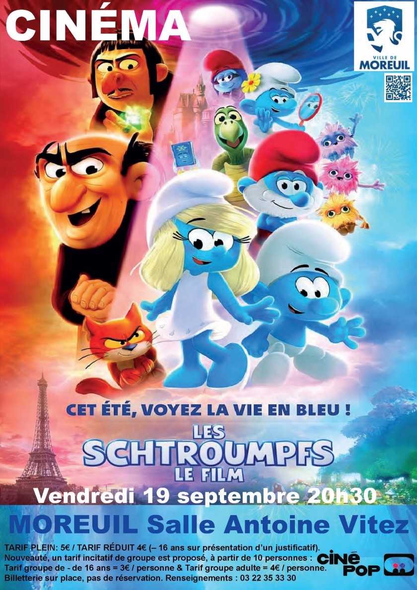 19 09 ciné LES SCHTRUMPFS moreuil