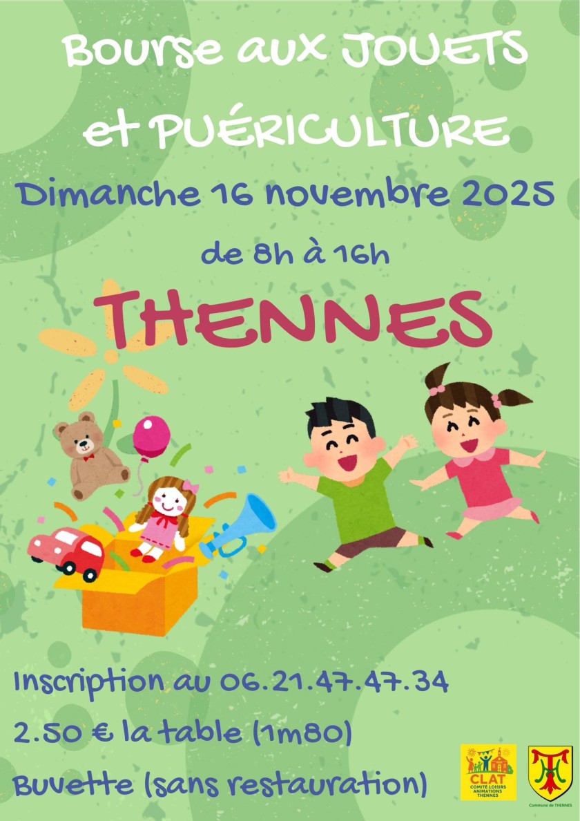16 11 bourse aux jouets à thennes