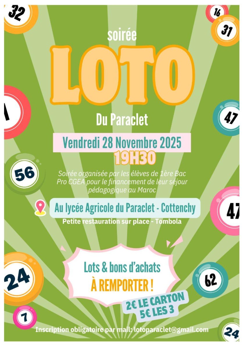28 11 loto paraclet